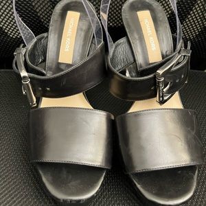 Women’s Michael Kors Clear Block Wedge size 6